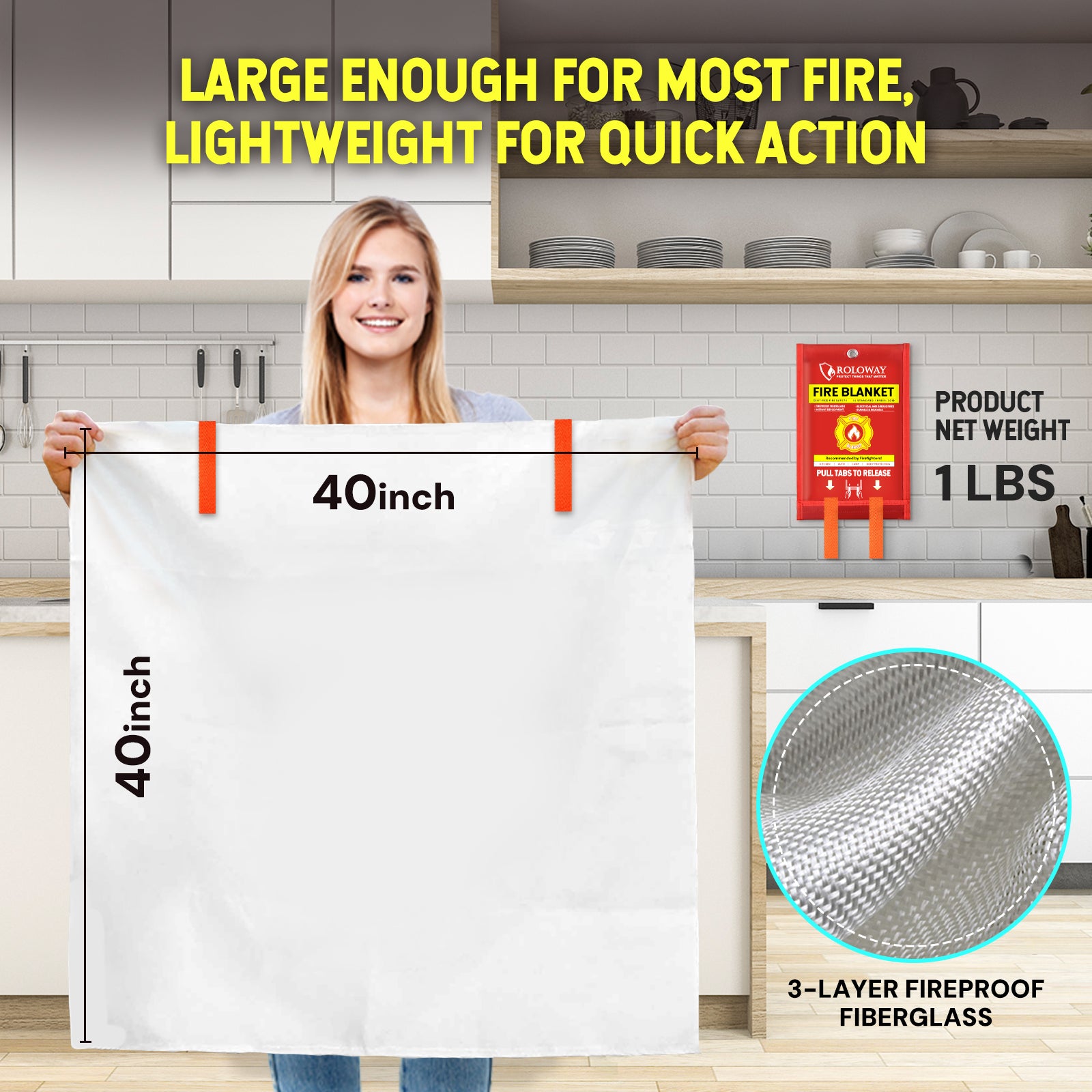 Fire Blanket | 2-Pack / 4-Pack