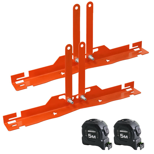 Wheel Alignment Tool with Connection Sheet | Orange/Black | Sekamtools
