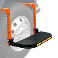Load image into Gallery viewer, Folding Heavy Duty Tire Step | Orange | Sekamtools