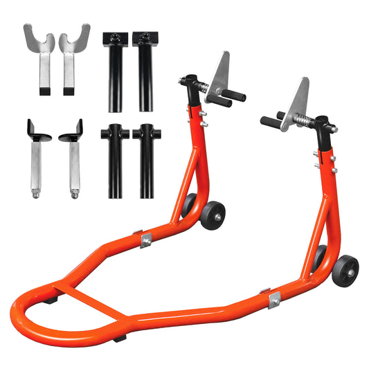 Motorcycle Front Rear Combo Stand Lift | Orange/Black | Sekamtools