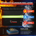 Load image into Gallery viewer, Fireproof Clutch 5200°F AL | Black | L