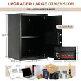 Load image into Gallery viewer, ROLOWAY SAFE MONEY SAFE BOX for home with 2 fireproof money bags 2.2 cubic feet in silver2