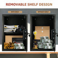 Load image into Gallery viewer, ROLOWAY SAFE MONEY SAFE BOX for home with 2 fireproof money bags 2.2 cubic feet in silver3