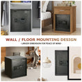 Load image into Gallery viewer, ROLOWAY SAFE MONEY SAFE BOX for home with 2 fireproof money bags 1.5 cubic feet in silver3