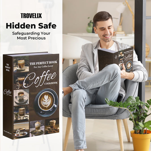 Hidden Book Safe with Fireproof Money Bag for secure storage5