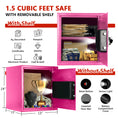 Load image into Gallery viewer, Safe Box | Pink 1.5 Cubic Feet with Silver Keypad | Voncabay