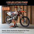 Load image into Gallery viewer, Dirt Bike Lift Stand | Orange & Black | Sekamtools