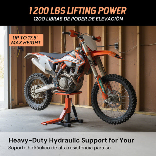 Dirt Bike Lift Stand | Orange & Black | Sekamtools