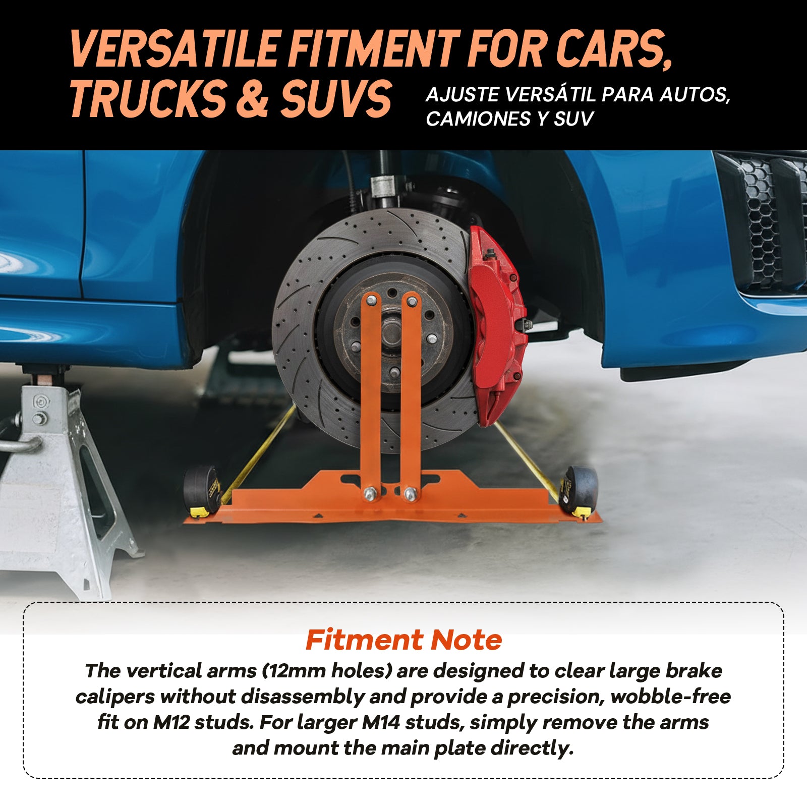 Wheel Alignment Tool with Connection Sheet | Orange/Black | Sekamtools