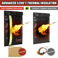 Load image into Gallery viewer, Fireproof bag 5200°F AL | Black | Rectangle L