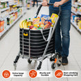 Load image into Gallery viewer, Foldable Stair-climbing Cart | Black & Sliver | Sekamtools