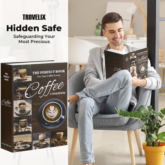 X-Large hidden book safe with included fireproof money bag for secure storage4