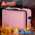Charger l'image dans la visionneuse de la galerie, Fireproof bag | Multilayer | Lovey Rose | XL