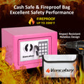 Load image into Gallery viewer, Safe Box | Pink 0.23 Cubic Feet with Silver Keypad | Voncabay