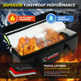 Cargar la imagen en la vista de la galería, ROLOWAY Lipo Battery Bag Fireproof Safety Storage (20 x 5 x 7.5 inch)3