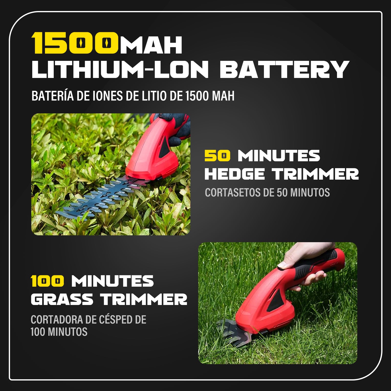 2-in-1 Cordless Grass Shear & Hedge Trimmer