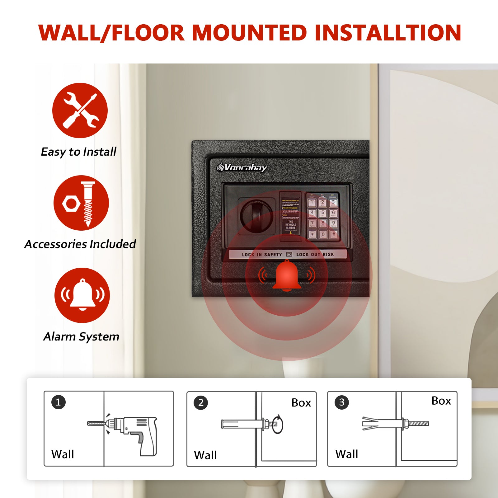Safe Box | EA Keypad Series | Voncabay