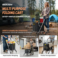 Load image into Gallery viewer, Foldable Stair-climbing Cart | Black & Sliver | Sekamtools