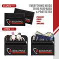 Cargar la imagen en la vista de la galería, Fireproof money pouch | 2-pack | Black