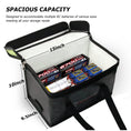 Cargar la imagen en la vista de la galería, ROLOWAY Lipo Battery Bag Fireproof Safety Storage (15 x 8.5 x 10 inch)0