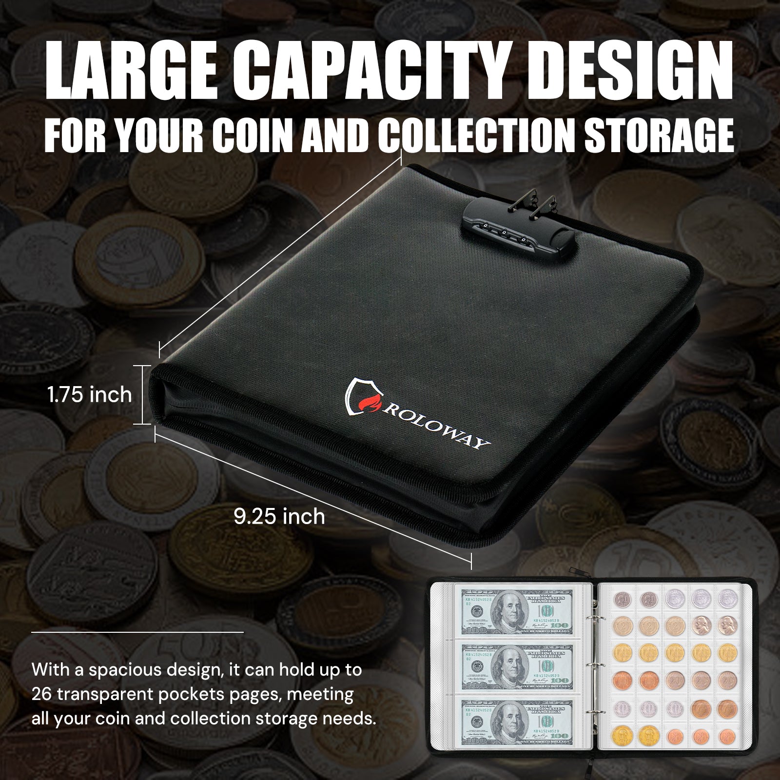 Coin Collection Book 6400°F AL