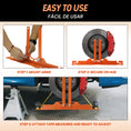 Load image into Gallery viewer, Wheel Alignment Tool with Connection Sheet | Orange/Black | Sekamtools