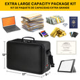 Cargar la imagen en la vista de la galería, Bundle-ROLOWAY SAFE Caja fuerte grande para dinero con 2 bolsas de dinero ignífugas y bolsa de almacenamiento de archivos ignífuga, color negro (17 x 11,8 x 5 pulgadas) con cerradura