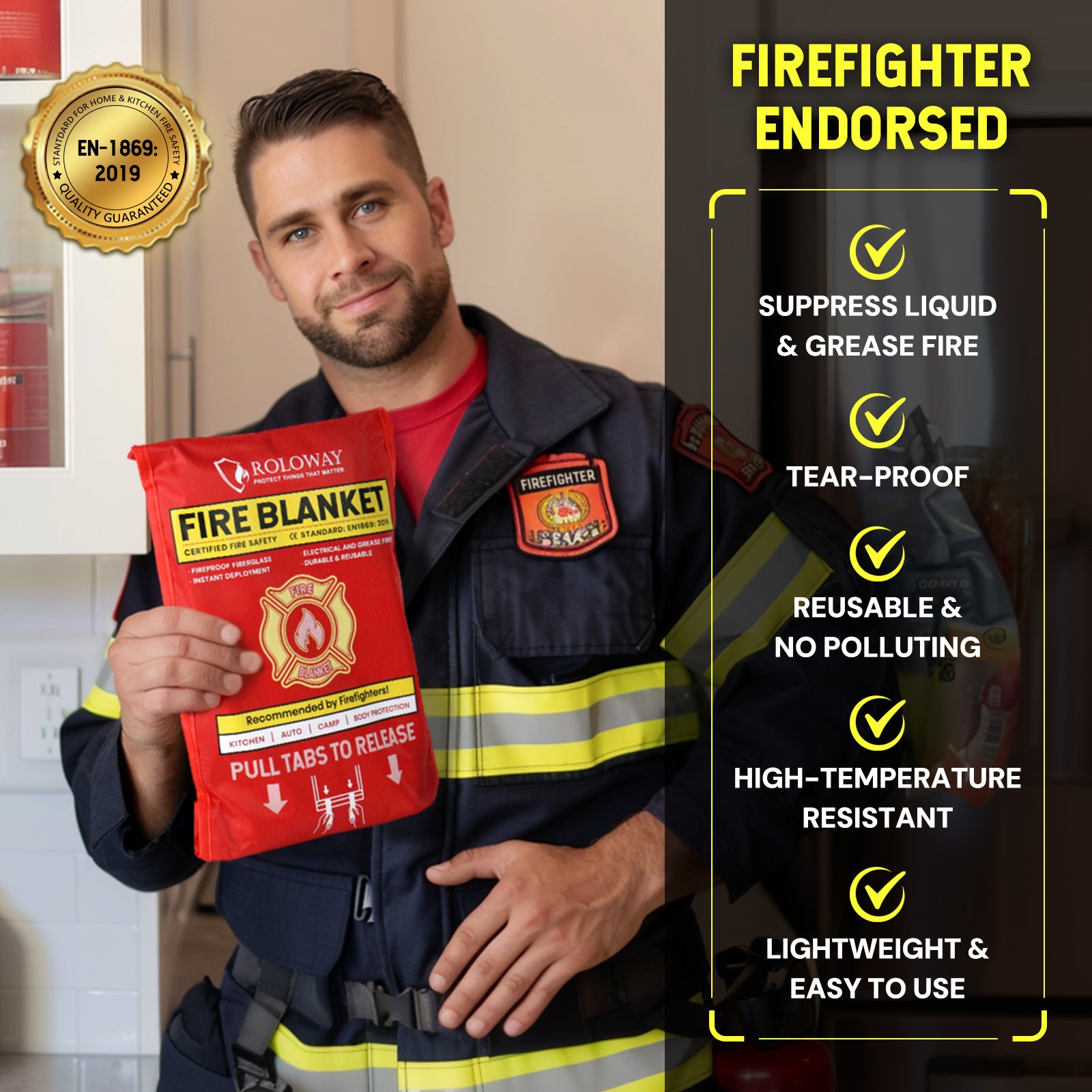Fire Blanket | 2-Pack / 4-Pack