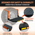 Load image into Gallery viewer, Folding Heavy Duty Tire Step | Orange | Sekamtools