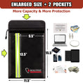 Load image into Gallery viewer, Fireproof bag 5200°F AL | Black | Rectangle L