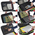 Cargar la imagen en la vista de la galería, ROLOWAY Bolsa para documentos ignífuga multicapa con cerradura (17 x 12 x 5 pulgadas)