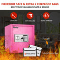 Load image into Gallery viewer, Safe Box | Pink 1.5 Cubic Feet with Silver Keypad | Voncabay