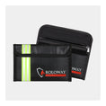 Cargar la imagen en la vista de la galería, ROLOWAY SAFE Bolsa pequeña ignífuga con tira reflectante (5 x 8 pulgadas) (Negro * 2)