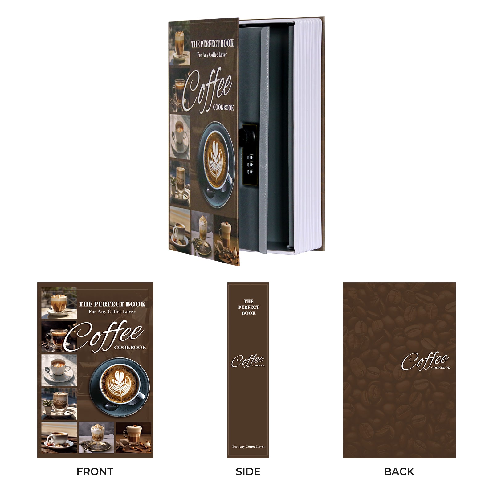 Hidden Book Safe with Fireproof Money Bag for secure storage6