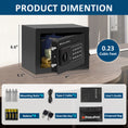 Load image into Gallery viewer, Safe Box | 0.23 Cubic Feet with USB Emergency Power Outlet  | Voncabay