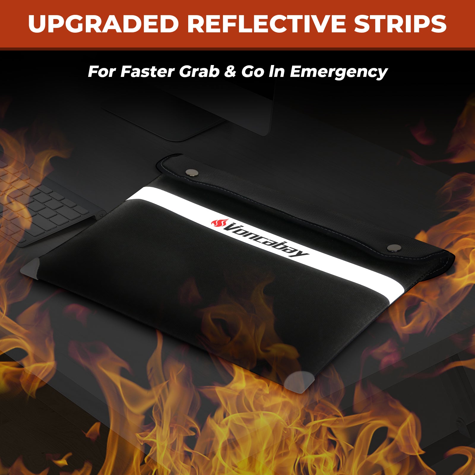 Fireproof Clutch 5200°F AL | Voncabay