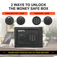 Load image into Gallery viewer, Safe Box | 0.23 Cubic Feet with 9070 keypad in multiple colors | Bostra