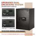 Load image into Gallery viewer, ROLOWAY black safe money safe box for home with fireproof money bags 2.2 cubic feet6