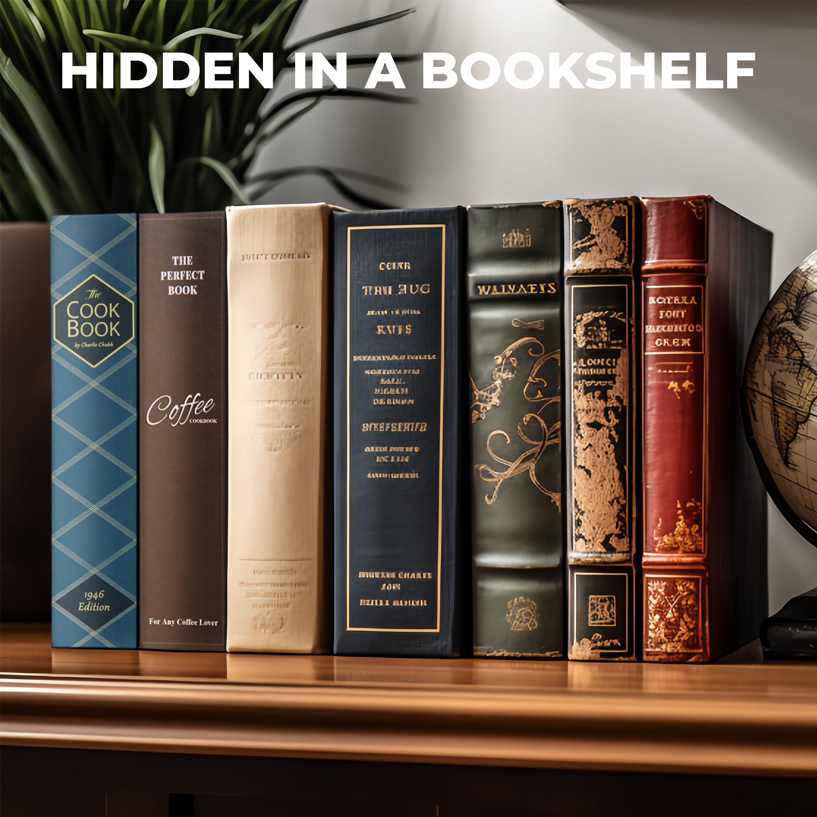 Hidden Book Safe with Fireproof Money Bag for secure storage3
