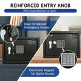 Load image into Gallery viewer, Safe Box | 0.8 Cubic Feet Black | Kofair