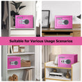 Load image into Gallery viewer, Safe Box | Pink 0.23 Cubic Feet with Silver Keypad | Bostra