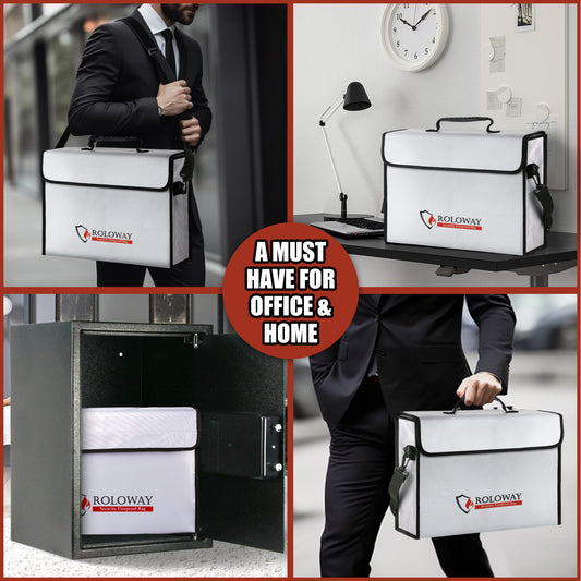 Fireproof Bag 5200°F AL | Silver | XL