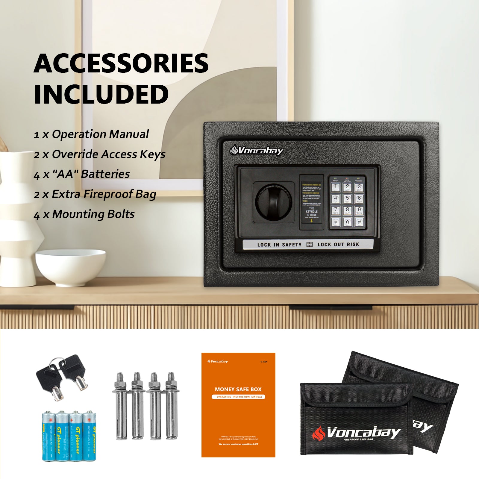 Safe Box | EA Keypad Series | Voncabay