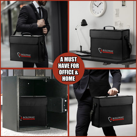 Fireproof Bag 5200°F AL | Black | XL