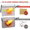 Load image into Gallery viewer, Fireproof Clutch 5200°F AL | Sliver | L