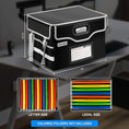 Load image into Gallery viewer, Voncabay fireproof document box with reflective strips for safety6