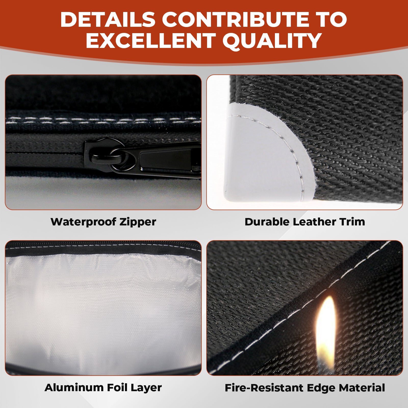 Fireproof Clutch 5200°F AL | Voncabay