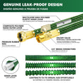 Charger l'image dans la visionneuse de la galerie, Expandable Garden Hose | 10-Mode High-Pressure Nozzle | Green