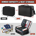 Charger l'image dans la visionneuse de la galerie, Fireproof bag 5200°F AL | Multilayer | Black | XL