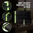 Load image into Gallery viewer, Fireproof bag 5200°F AL | Black with Reflective Strip | XL